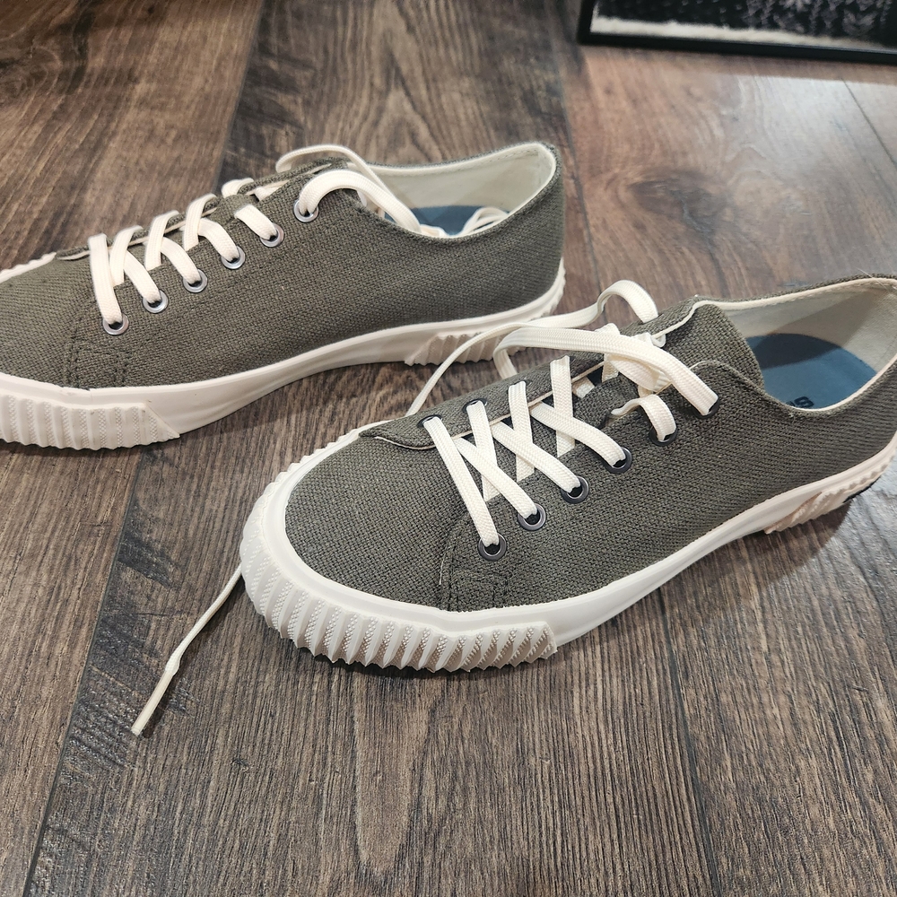 SeaVees Darby Olive Canvas Sneakers